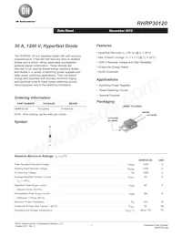 RHRP30120 Datasheet Cover