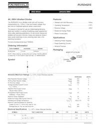 RURD420S9A Datasheet Page 2