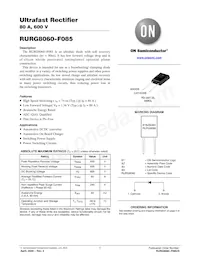 RURG8060-F085 Datasheet Cover