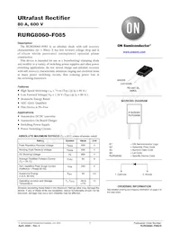 RURG8060-F085 데이터 시트 표지