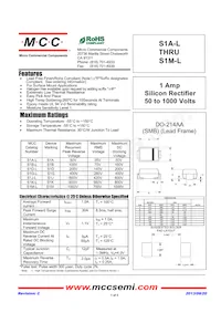 S1M-LTP Datasheet Cover