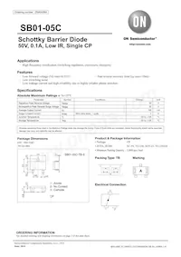 SB01-05C-TB-E Datasheet Cover