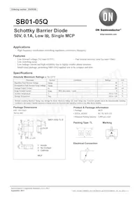SB01-05Q-TL-E Datasheet Copertura
