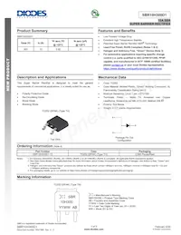 SBR10H300D1-13 Datasheet Cover