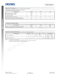 SBR10H300D1-13 Datasheet Page 2