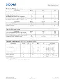 SBR10M100P5Q-13D Datasheet Page 2