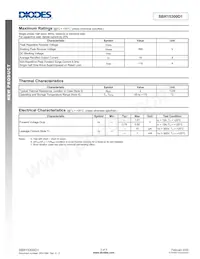 SBR15300D1-13 Datasheet Page 2