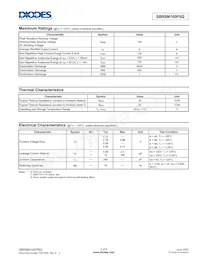 SBR8M100P5Q-13D Datasheet Page 2