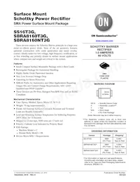 SBRA8160T3G-VF01 Datasheet Cover