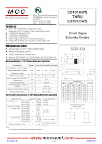 SD101BWS-TP Datasheet Copertura
