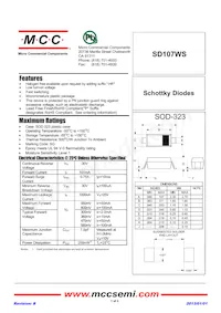 SD107WS-TP Datasheet Cover