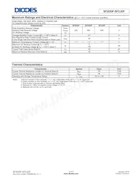 SF2DDF-13 Datasheet Page 2