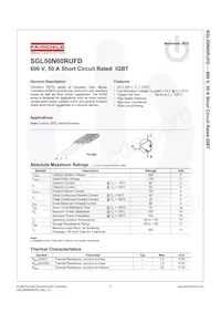 SGL50N60RUFDTU Datenblatt Seite 2