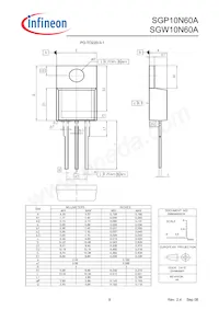 SGW10N60AFKSA1數據表 頁面 9