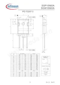 SGW10N60AFKSA1數據表 頁面 10