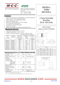 SK345A-LTP-HF Datasheet Copertura