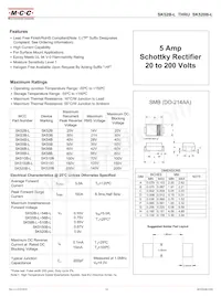 SK520B-LTP Datasheet Cover