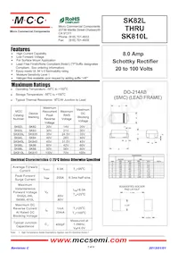 SK845L-TP Datasheet Cover
