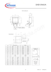 SKB10N60AATMA1 Datasheet Page 11