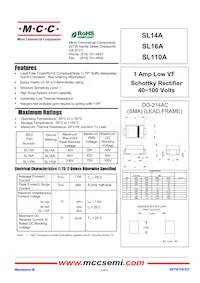 SL110A-TP數據表 封面
