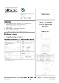 SM5819L2-TP Datasheet Cover