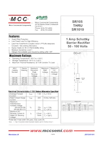 SR1010-TP Datasheet Cover