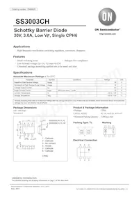 SS3003CH-TL-E Datasheet Cover