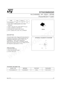 STGD3NB60SD-1 Datasheet Cover