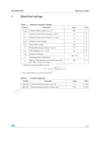STGD6NC60HDT4 Datasheet Page 3