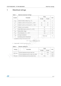 STGW19NC60WD Datasheet Page 3