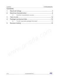 STGWA30H65DFB Datasheet Page 2