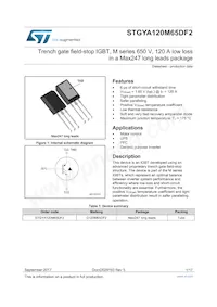 STGYA120M65DF2 Datasheet Cover
