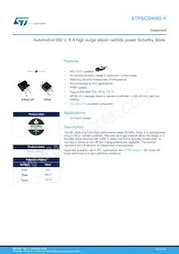 STPSC8H065G2Y-TR Datasheet Cover