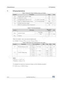 STTH200F04TV1 Datasheet Page 2