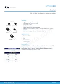 STTH30RQ06W Datasheet Cover