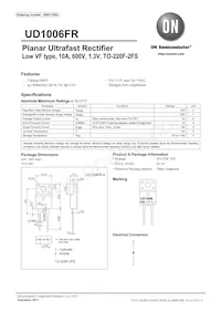UD1006FR-H Datasheet Cover