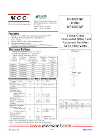 UF4007GP-TP Datasheet Cover