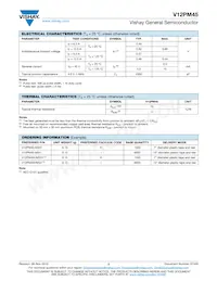 V12PM45HM3/I Datasheet Page 2