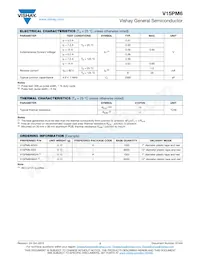 V15PM6HM3/I Datasheet Page 2