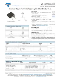 VS-10ETF06SLHM3 Datasheet Cover