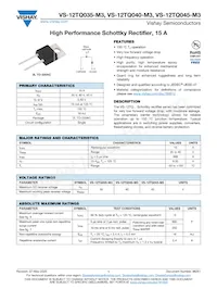 VS-12TQ045-M3 Datasheet Cover