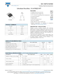 VS-15ETU12HN3 Datasheet Cover