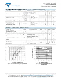 VS-15ETX06-M3 Datasheet Page 2