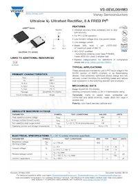VS-15EVL06HM3/I Datenblatt Cover