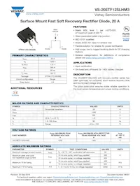 VS-20ETF12SLHM3 Datasheet Cover