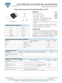 VS-20TQ045-M3 Datasheet Cover