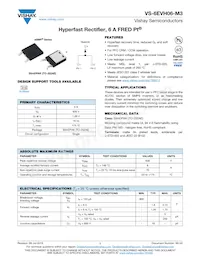 VS-6EVH06-M3/I Datasheet Cover