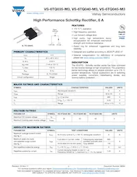 VS-6TQ045-M3 Datasheet Cover