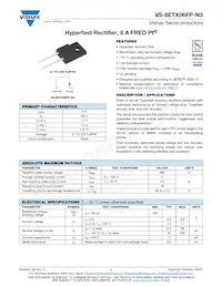 VS-8ETX06-N3 Datenblatt Cover