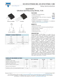 VS-HFA15TB60SR-M3 Datasheet Cover
